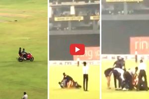 Sri Lanka cricketer Kusal Mendis suffers huge embarrassment as he falls off bike in front of Colombo crowd - Watch