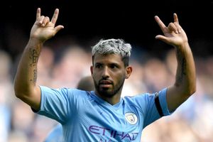 Manchester City 4-0 Brighton and Hove Albion: Aguero brace soured by Laporte injury