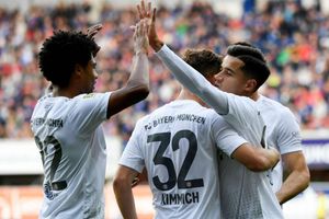 Paderborn 2-3 Bayern Munich: Gnabry, Coutinho and Lewandowski score in thriller
