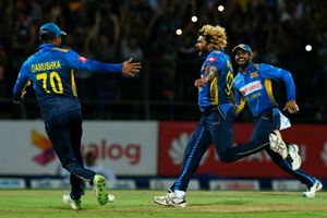 History maker Lasith Malinga takes four in four against New Zealand, becomes first bowler to pick up 100 T20I wickets