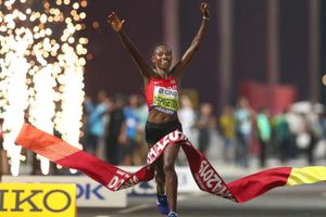 IAAF World Athletics Championships Doha 2019: Chepngetich wins brutal marathon