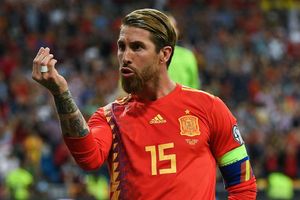 Record-equalling Ramos moves level with Casillas as Spain's most-capped player
