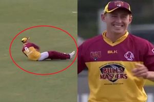 Marnus Labuschagne effects a run-out despite losing his pants while fielding, leaves everyone in splits - Video