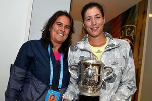Muguruza reunites with coach Martinez