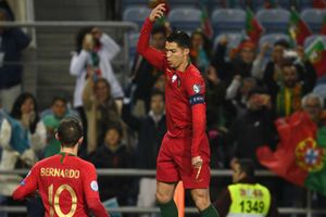 Portugal 6-0 Lithuania: Ronaldo scores hat-trick as holders close in on Euro 2020 spot