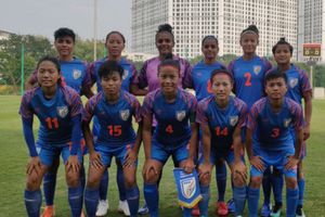 India Women's Football team jubilant after beating 34th ranked Vietnam in International Friendly