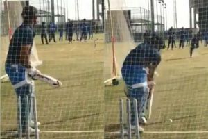 MS Dhoni starts practising in Ranchi, but not available for West Indies series