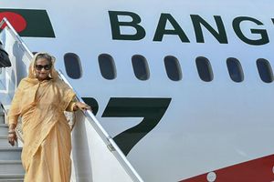 Bangladesh PM arrives in Kolkata to attend Day/Night Test match