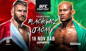 UFC Fight Night 164: Blachowicz vs. Jacare preview, fight card, India time and TV info