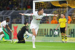 Bundesliga: Schick salvages point for leaders Leipzig in Dortmund thriller