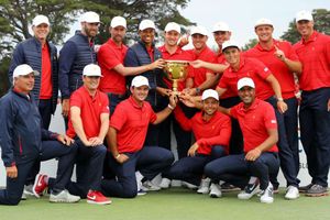 Presidents Cup 2019: Star-struck USA team shower winning captain Tiger Woods in praise