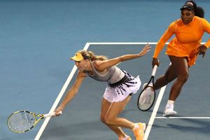 Wozniacki's 'fun' farewell to Auckland ends with doubles defeat alongside Williams