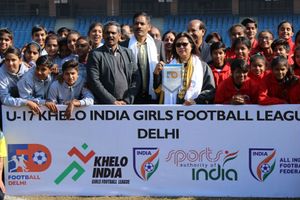 Football Delhi launches first-ever U-17 Khelo India Girls Football League at Jawaharlal Nehru Stadium