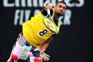Kobe Bryant dead: Kyrgios warms up in Lakers great's jersey before Nadal clash