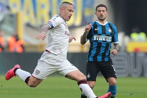 Inter 1-1 Cagliari: Nainggolan denies parent club as Martinez sees red for strop