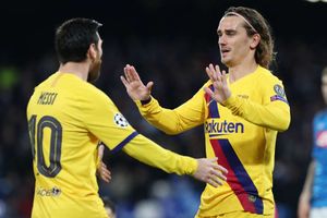 Napoli 1-1 Barcelona: Griezmann grabs vital away goal for Setien's side