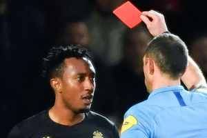 Monaco's Gelson Martins suspended indefinitely for pushing referee