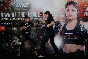 India gets to witness MMA skills for the first time in Open Workout by ONE Championship sensation Ritu Phogat