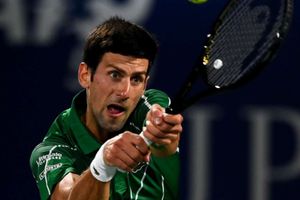 Djokovic battles past Monfils to set up Tsitsipas final in Dubai