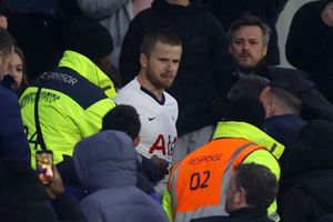 Eric Dier clashes with Tottenham fan in stands after FA Cup defeat