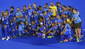 Indian hockey players use free time to work on English language, read books and team bonding