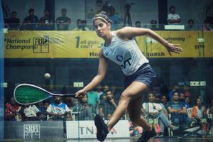Black Ball Open Squash: Nada Abbas shocks Joshna Chinappa
