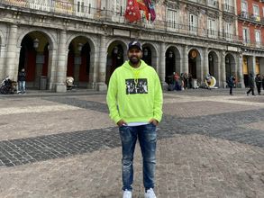 Rohit Sharma's day out in Madrid: The Hitman soaks in the El Clasico atmosphere at the Bernabeu