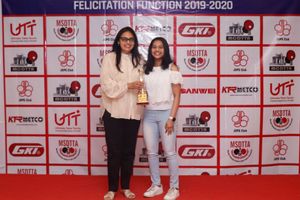 Mumbai paddlers Diya, Madhurika and Mudit hog spotlight at MSDTTA & MCDTTA's annual felicitation function