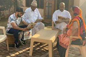 Lockdown days: Boxer Amit Panghal enjoys home time; homely food, chatting with grand dad