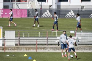 Bundesliga stars glad to train again, even with social distancing