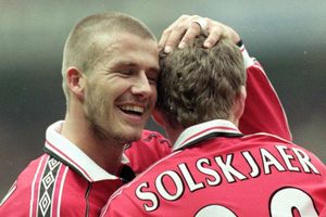 Beckham's fantastic 50: When Manchester United hero set Premier League record but Scholes upstaged him