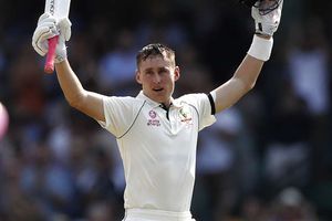 Labuschagne has a mate giving him throwdowns, pet dog as keeper