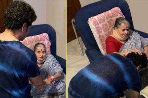 Sachin Tendulkar gets this precious gift from his mother on his 47th birthday