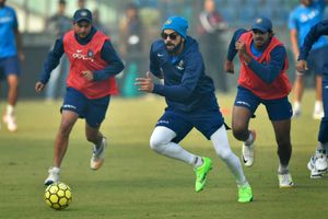 Kohli plays football during practice as if it's FIFA World Cup final: Nasser Hussain
