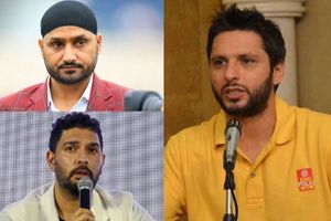 They are doing it out of compulsion: Shahid Afridi responds to Harbhajan Singh, Yuvraj Singh's remarks against him