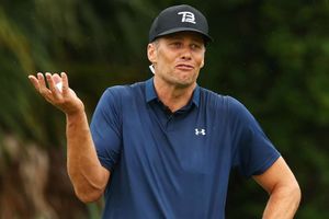 The Match: Tom Brady holes out from fairway to stun Tiger and Manning