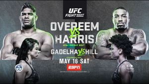 UFC Fight Night: Overeem vs. Harris fight card, date, start time and where to watch