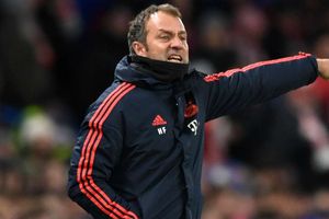 Flick revels in successful 'first step' in Bayern's treble bid