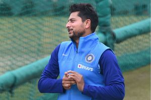 Kuldeep Yadav begins training, trying to get rid of habit of using saliva