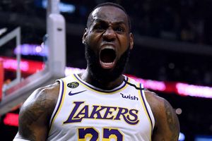 LeBron James celebrates Liverpool's Premier League title