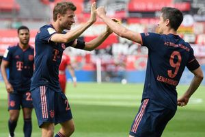 Bayer Leverkusen 2-4 Bayern Munich: Lewandowski and Muller reach milestones in resounding win