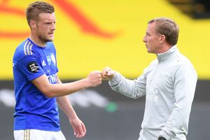 Rodgers backs Vardy as Leicester look to improve goalscoring form