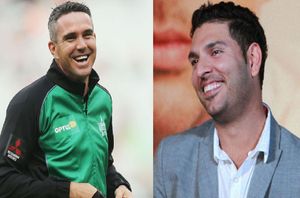 You ok mate?: Kevin Pietersen trolls Yuvraj Singh as Chelsea thrash Manchester United in FA Cup semi-final