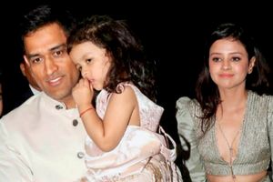 Sakshi’s birthday wish for husband MS Dhoni: Greyed a bit more!