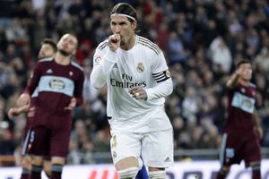 Ramos nets late winner as Real Madrid edge close to La Liga title