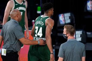 Giannis on 'terrible' headbutt: I've done a great job taking hits, but today was the day!