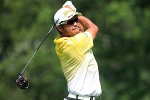 Matsuyama edges ahead in tough conditions at BMW Championship