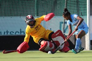 Indian Junior Women's Team's Forward Mumtaz Khan helping her parents, who work as vegetable vendors in Lucknow
