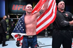 Covington takes call from Trump after TKO win over Woodley