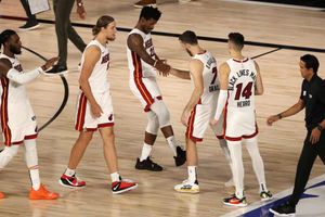 Heat take 2-0 lead over Bucks in controversial finish, Rockets advance